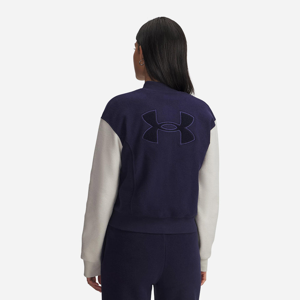Áo Khoác Nữ Under Armour Icon Terry Varsity - Supersports Vietnam