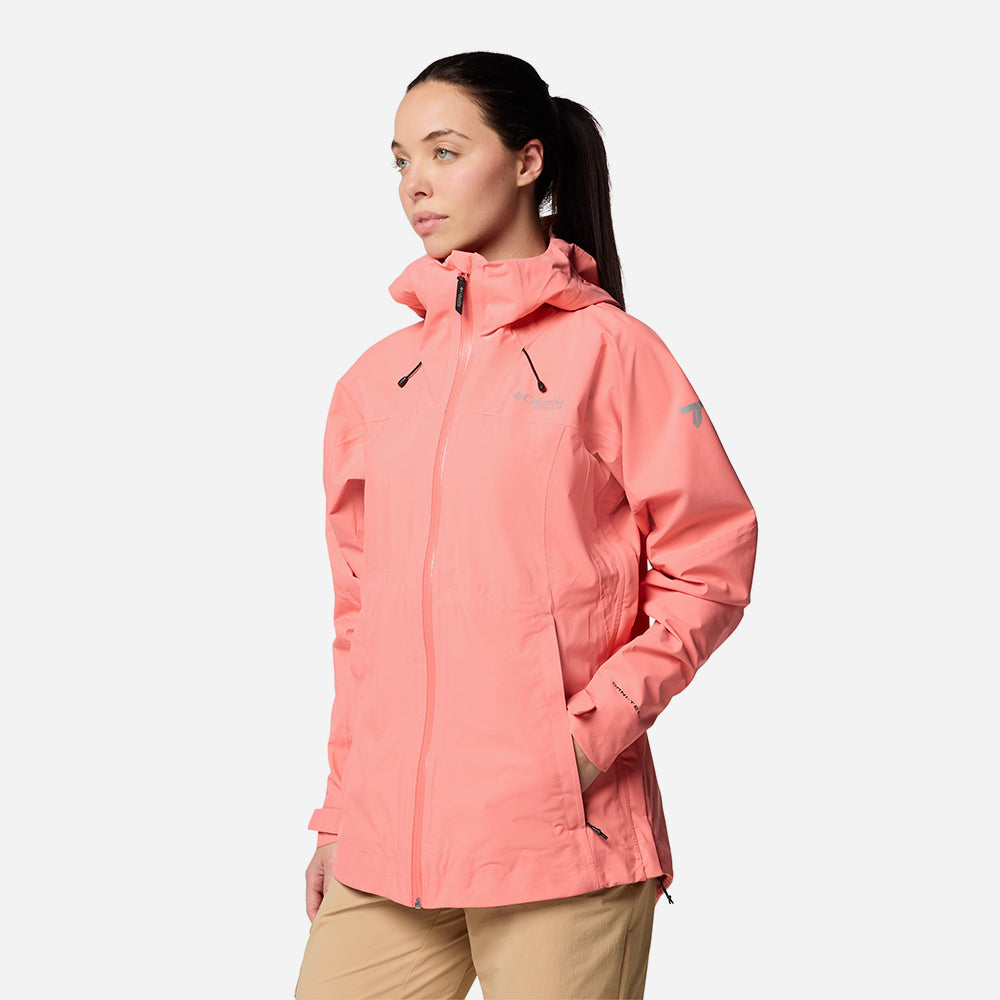 Áo Khoác Nữ Columbia Northwest Explorer™ 3L Shell - Hồng - Supersports Vietnam