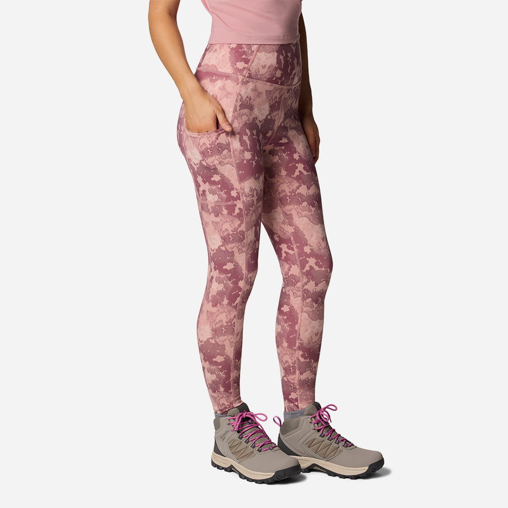 Quần Bó Thể Thao Nữ Columbia Boundless Trek™ Legging - Hồng - Supersports Vietnam