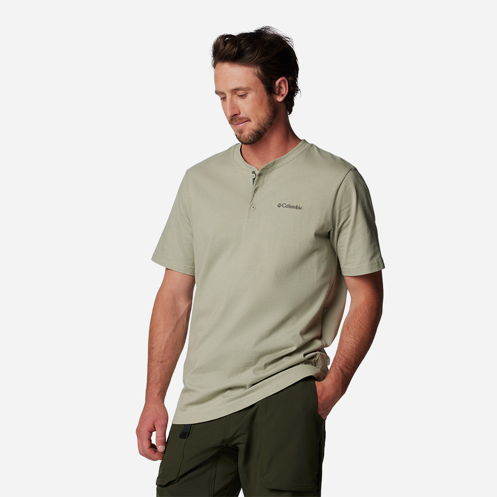 Áo Thun Nam Columbia Landroamer™ Ss Henley Ii - Xanh Mint - Supersports Vietnam