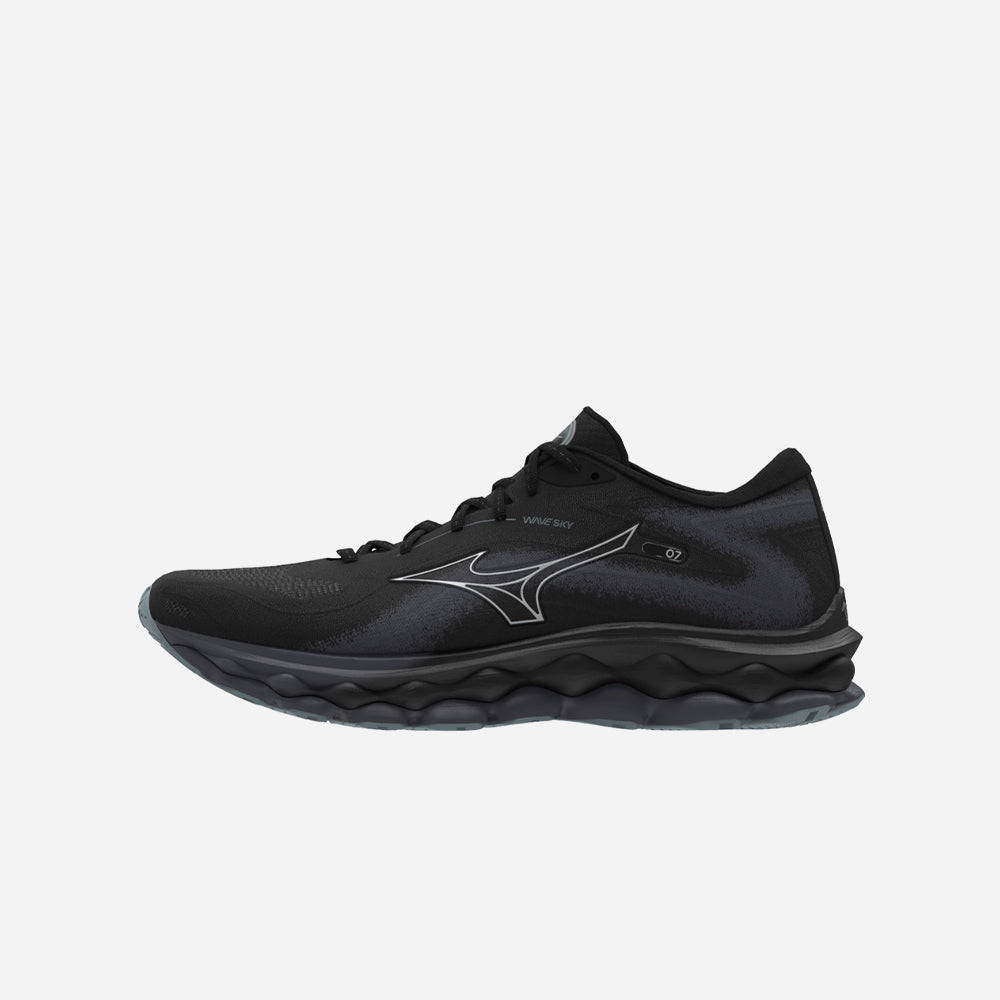 Giày Chạy Bộ Nam Mizuno Wave Sky 7 2E - Đen - Supersports Vietnam