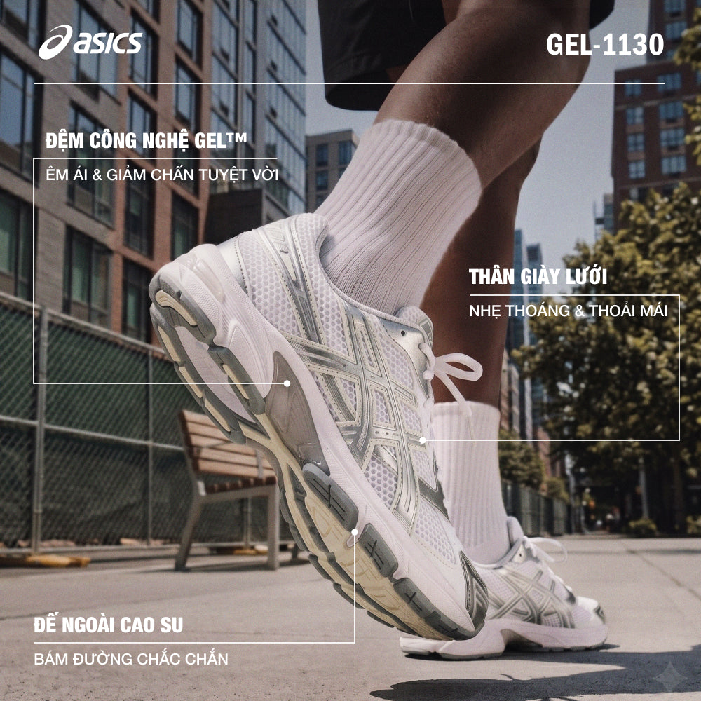 Giày Sneaker Unisex Asics Gel-1130 - Xám - Supersports Vietnam
