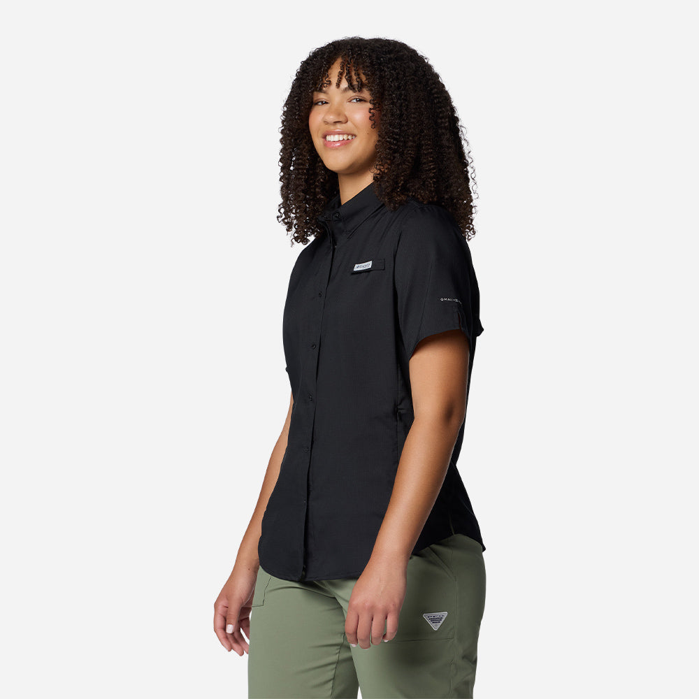 Áo Sơ Mi Tay Ngắn Nữ Columbia Tamiami™ Ii - Đen - Supersports Vietnam