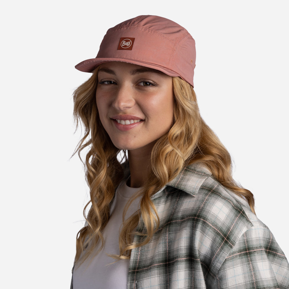 Mũ Lưỡi Trai Buff 5 Panel Explore Cap Slen Damask - Hồng - Supersports Vietnam