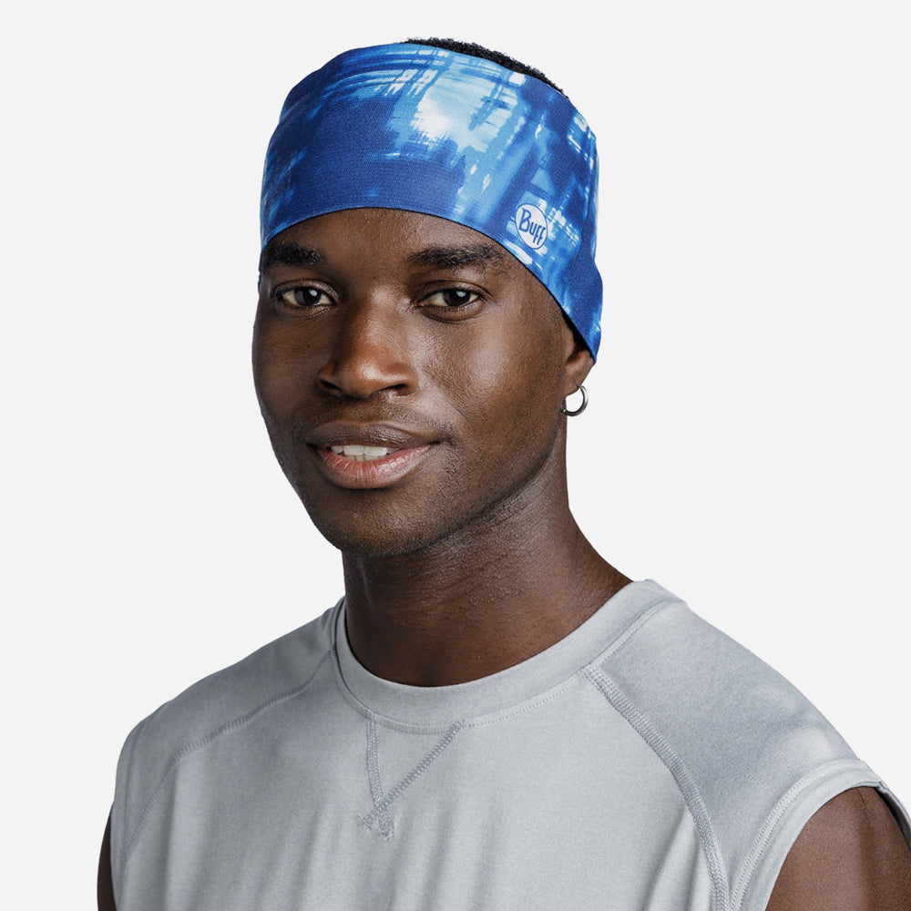 Băng Đô Buff Coolnet Uv® Wide Headband Attel Blue - Supersports Vietnam