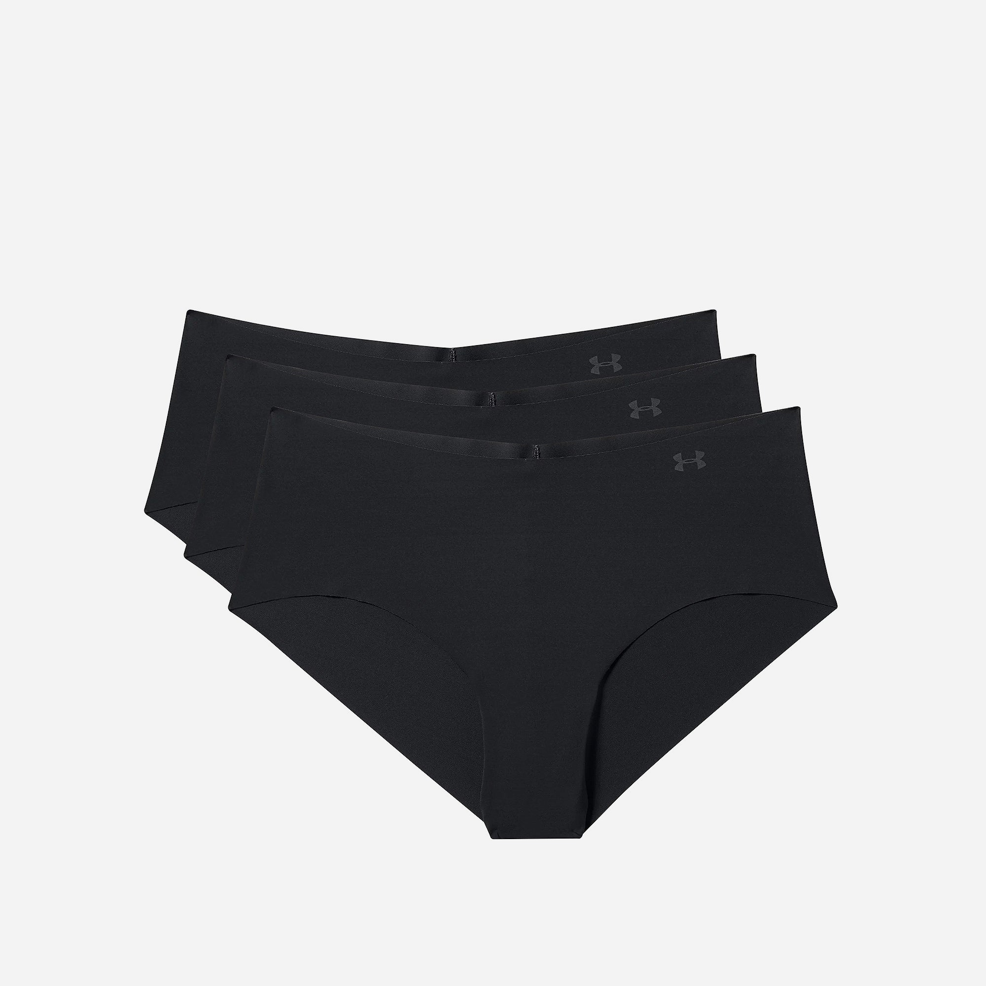  Under Armour Womens Pure Stretch Hipster 3-Pack, Black
