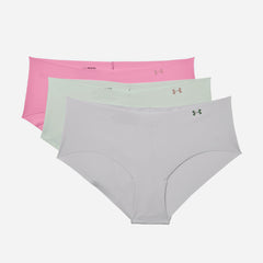 Women's Under Armour Pure Stretch Hipster 3-Pack Underwear - Multicolor