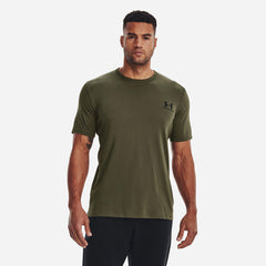 Áo Thun Nam Under Armour Sportstyle Left Chest - Xanh Quân Đội