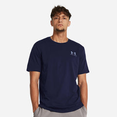 Men's Under Armour Sportstyle Lc Short Sleeve T-Shirt - Navy