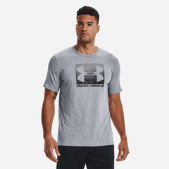 Men's Under Armour Boxed Sportstyle Short Sleeve T-Shirt - Gray