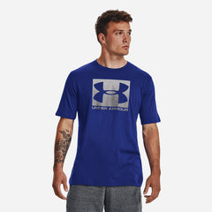 Men's Under Armour Boxed Sportstyle Short Sleeve T-Shirt - Blue