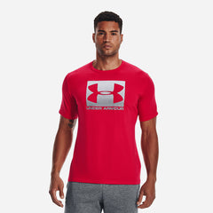 Men's Under Armour Boxed Sportstyle T-Shirt - Red