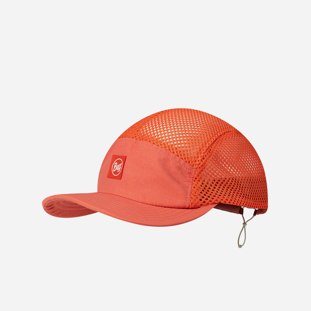 Mũ Lưỡi Trai Buff 5 Panel Air Cap Saret Poppy Red - Cam - Supersports Vietnam