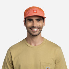 Mũ Lưỡi Trai Buff 5 Panel Air Cap Saret Poppy Red - Cam - Supersports Vietnam