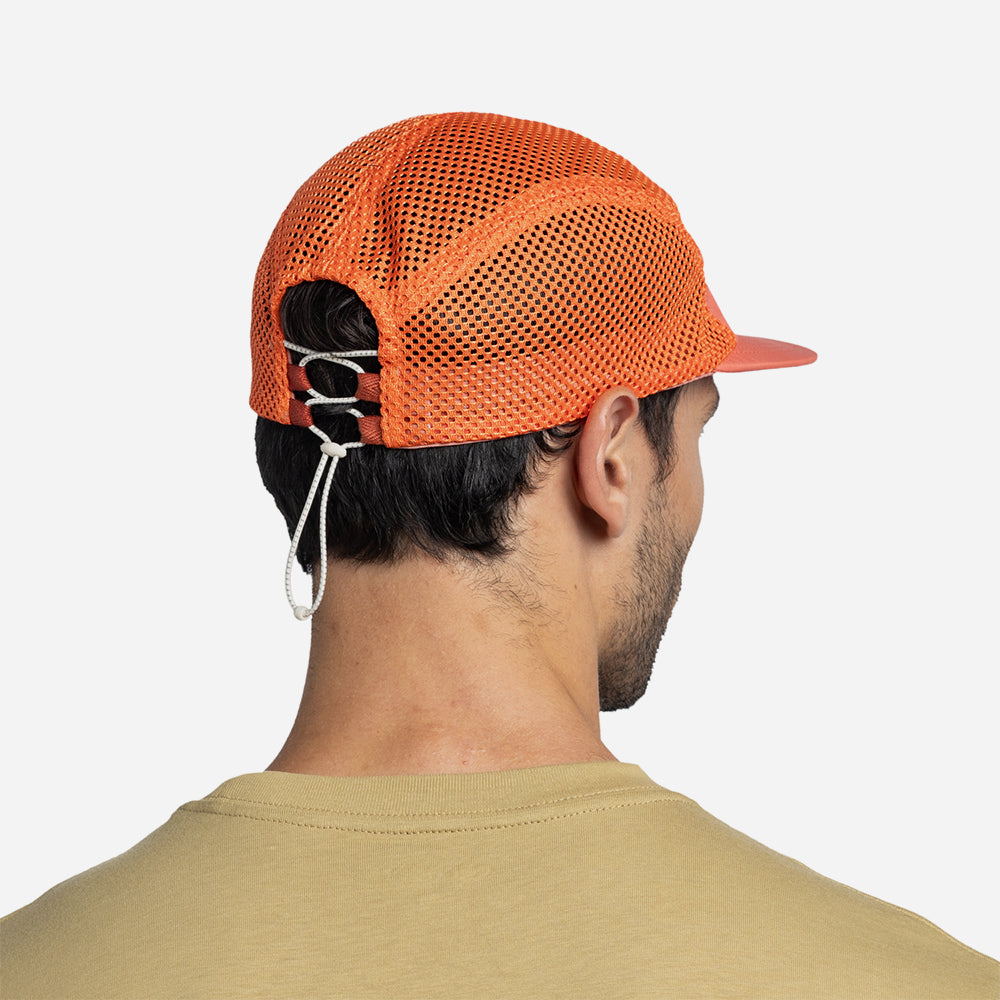 Mũ Lưỡi Trai Buff 5 Panel Air Cap Saret Poppy Red - Cam - Supersports Vietnam