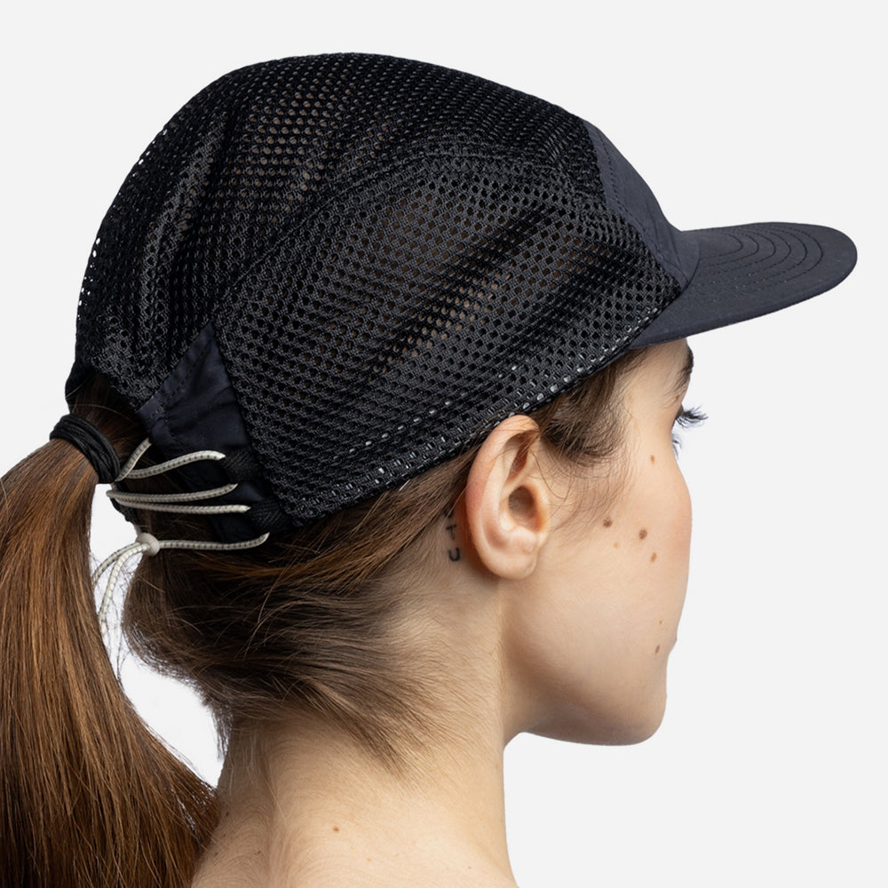 Mũ Lưỡi Trai Buff 5 Panel Air Cap Saret Black - Supersports Vietnam