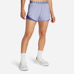 Women's Under Armour Play Up 3.0 Shorts - Purple