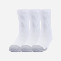 Under Armour Youth Heatgear Crew Socks - Black