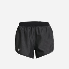 Women's Under Armour Fly By 2.0 Printed Shorts - Gray