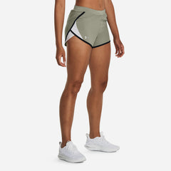 Women's Under Armour Fly By 2.0 Shorts - Army Green