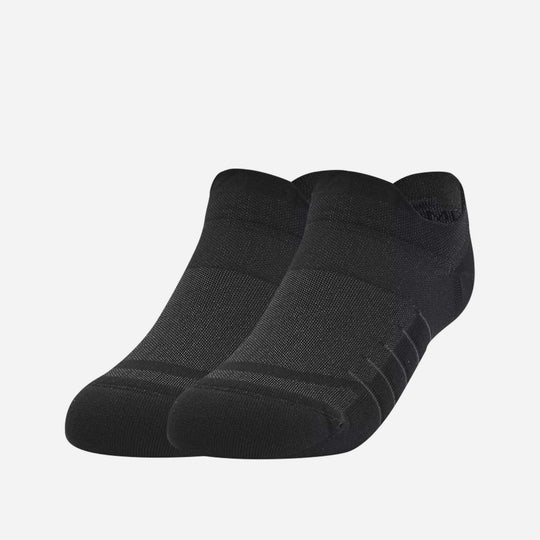 Under Armour Breathe No Show Tab (3 Packs) Socks - Black