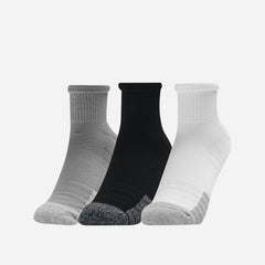 Under Armour HeatGear® Quarter Socks – 3 Pack - Gray