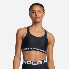 Women's Under Armour Crossback High-Support Bra - Black