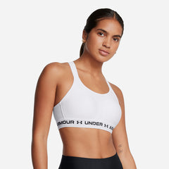 Women's Under Armour Crossback High-Support Bra - White