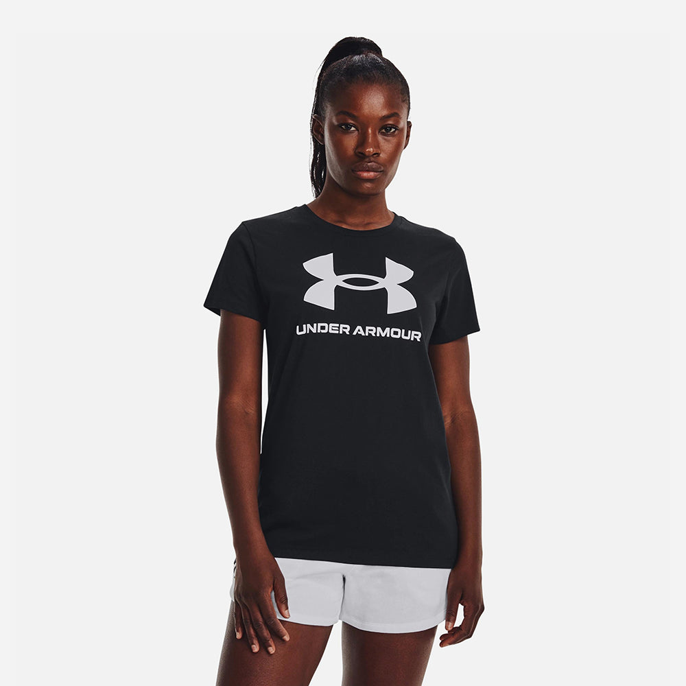 Áo Thun Tay Ngắn Nữ Under Armour Rival Logo - Supersports Vietnam