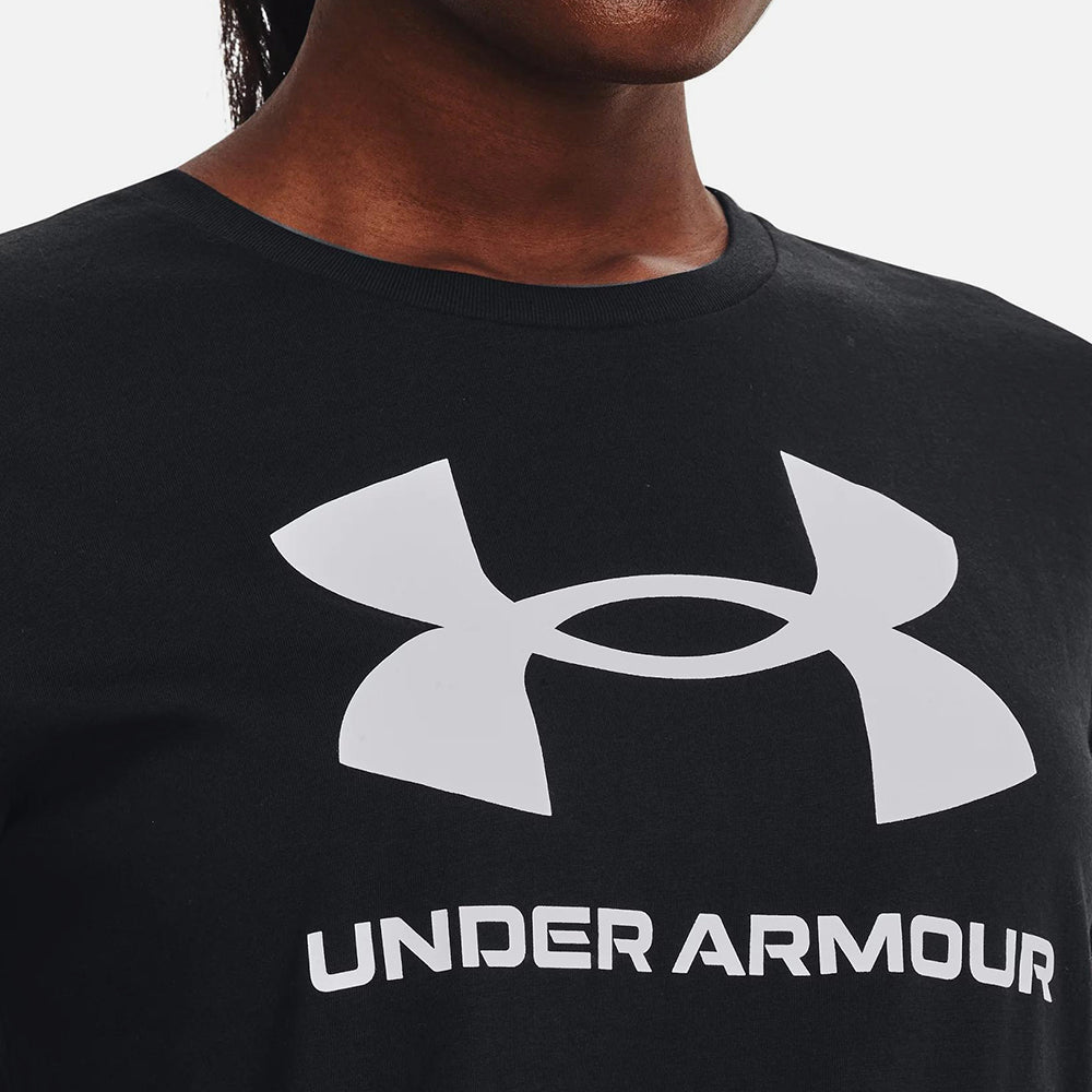 Áo Thun Tay Ngắn Nữ Under Armour Rival Logo - Supersports Vietnam