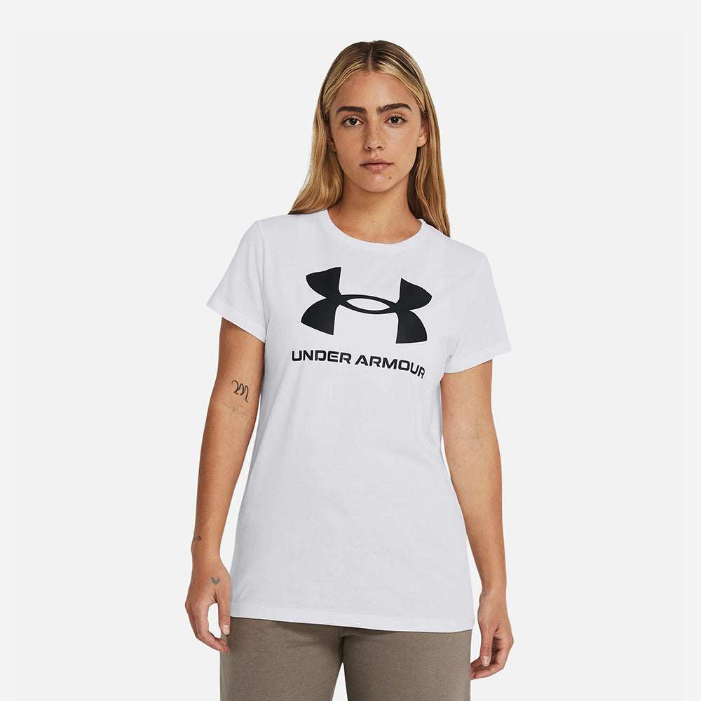 Áo Thun Tay Ngắn Nữ Under Armour Rival Logo - Supersports Vietnam