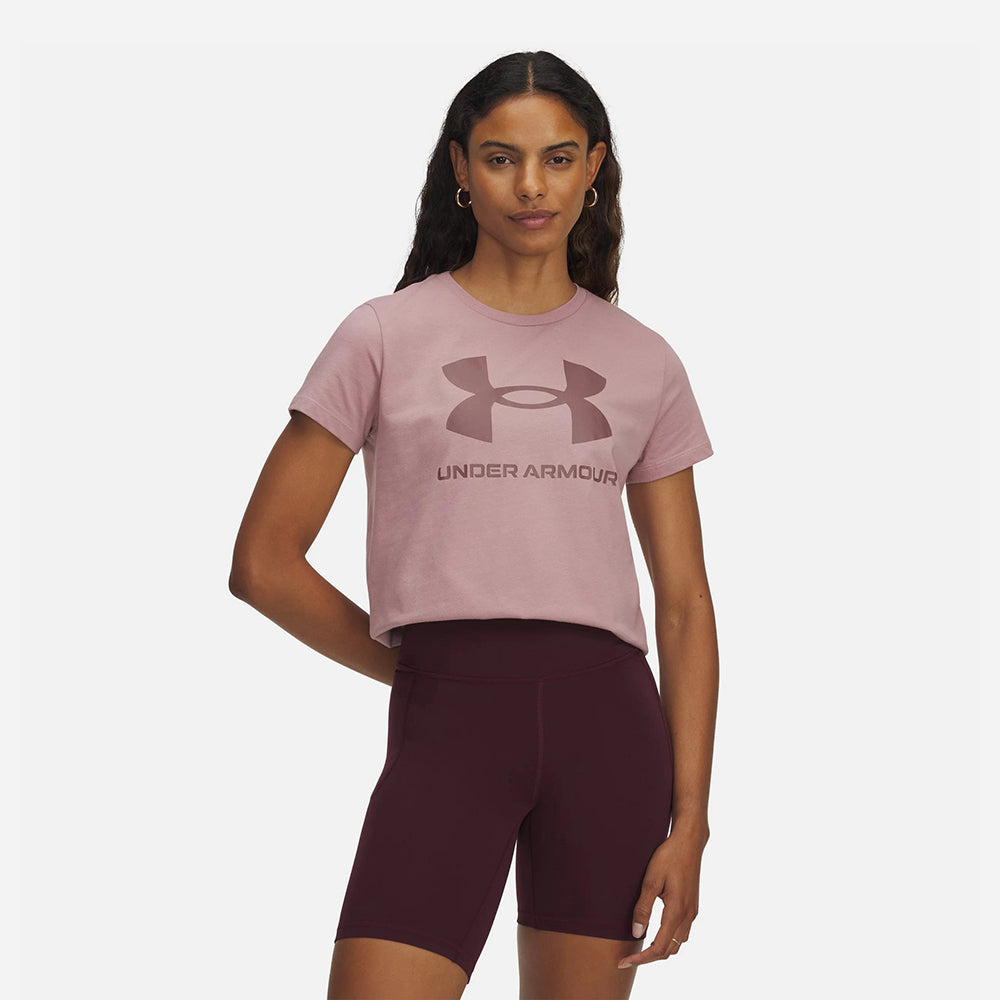 Áo Thun Tay Ngắn Nữ Under Armour Rival Logo - Supersports Vietnam