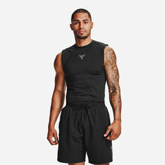 Men's Under Armour Project Rock Heatgear Sl Tank - Black