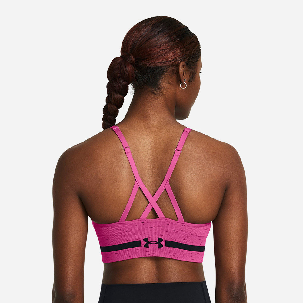 Áo Bra Thể Thao Nữ Under Armour Seamless Low Long Heather - Supersports Vietnam