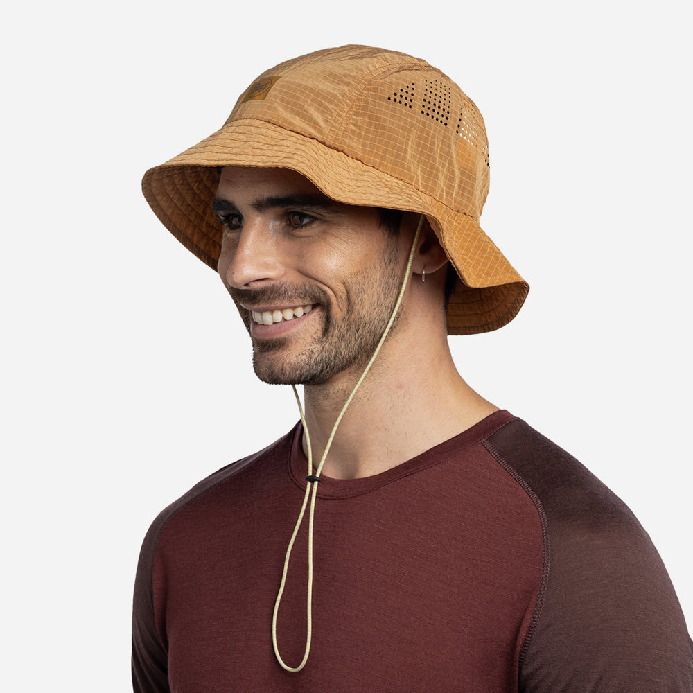 Mũ Rộng Vành Buff Go Bucket Hat Solid Ginger S/M - Supersports Vietnam