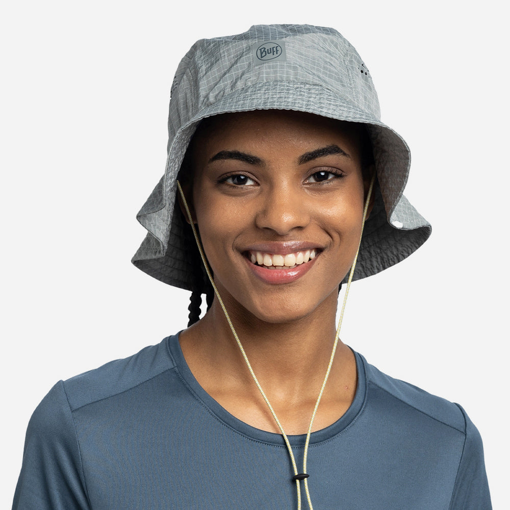 Mũ Rộng Vành Buff Go Bucket Hat Solid Flint S/M - Supersports Vietnam