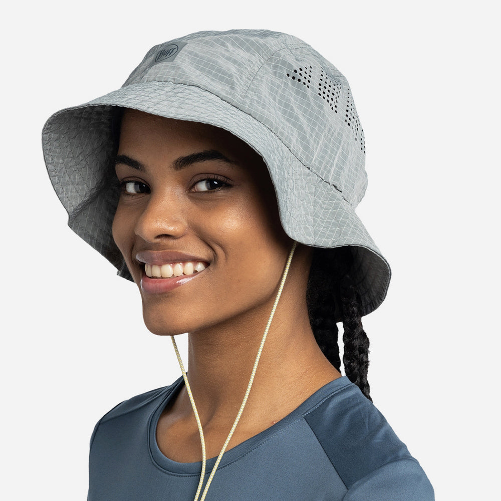 Mũ Rộng Vành Buff Go Bucket Hat Solid Flint S/M - Supersports Vietnam