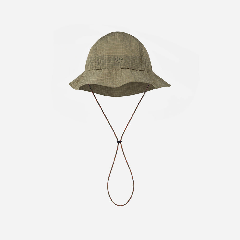 Mũ Rộng Vành Buff Go Bucket Hat Solid Tundra Khaki S/M - Supersports Vietnam