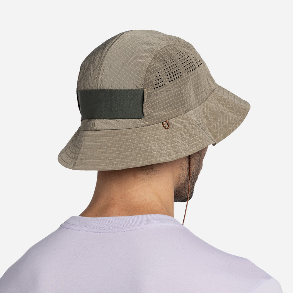 Mũ Rộng Vành Buff Go Bucket Hat Solid Tundra Khaki S/M - Supersports Vietnam