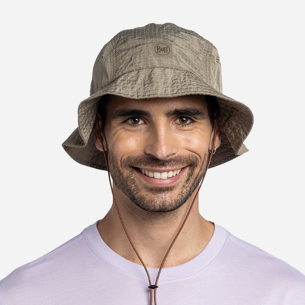Mũ Rộng Vành Buff Go Bucket Hat Solid Tundra Khaki S/M - Supersports Vietnam