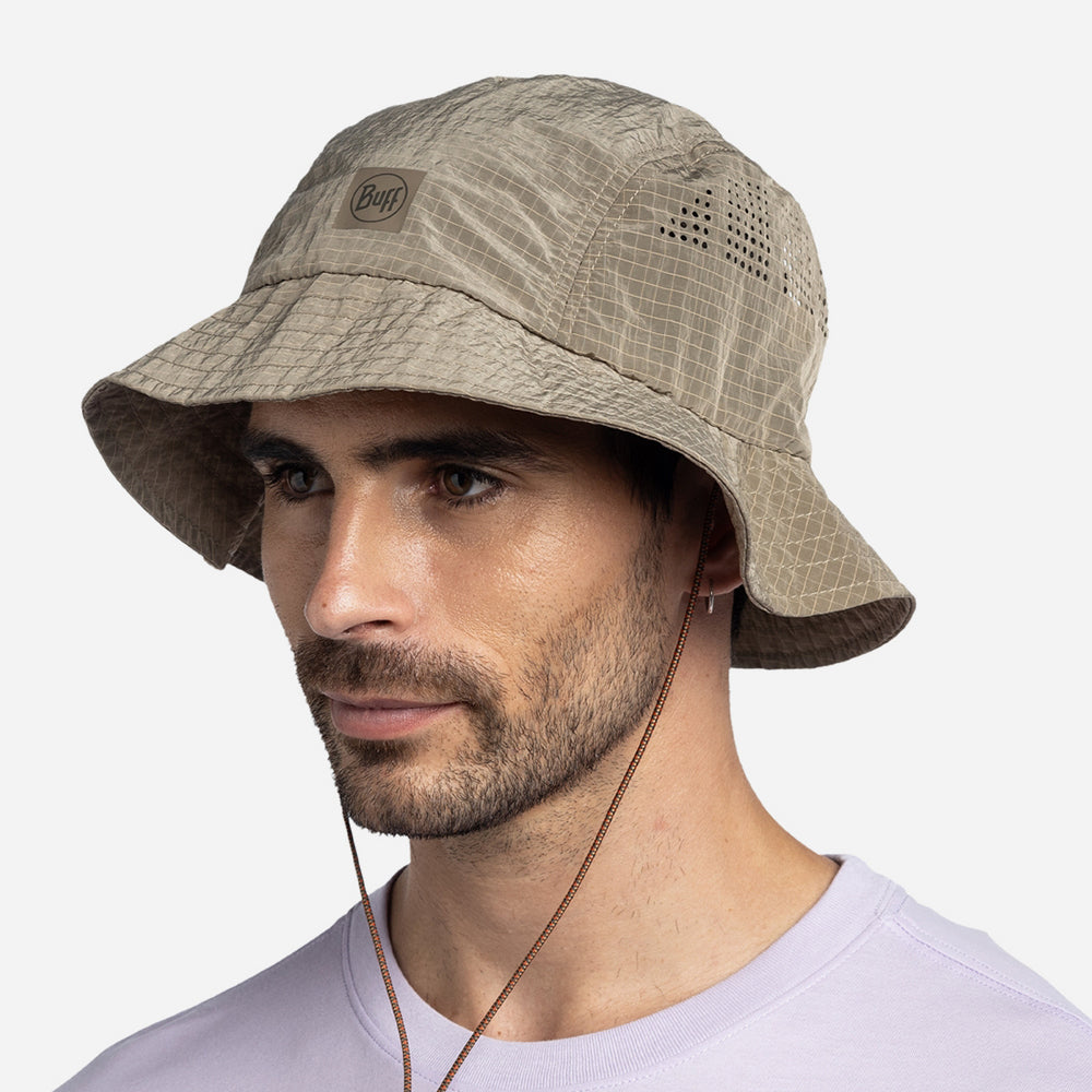 Mũ Rộng Vành Buff Go Bucket Hat Solid Tundra Khaki S/M - Supersports Vietnam