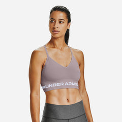 Women's Under Armour Seamless Light-Support Bra - Pink