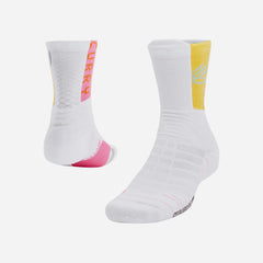 Under Armour Curry Playmaker Crew (1 Pack) Socks - White