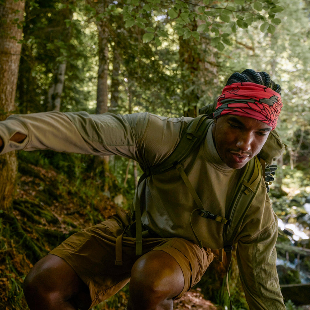 Băng Đô Buff Coolnet Uv® Wide Headband Aramay Poppy - Supersports Vietnam