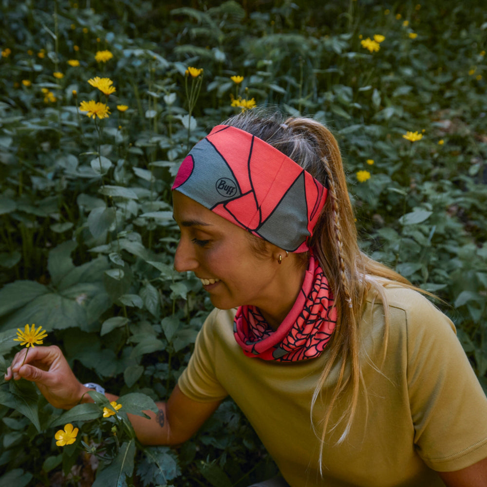 Băng Đô Buff Coolnet Uv® Wide Headband Aramay Poppy - Supersports Vietnam