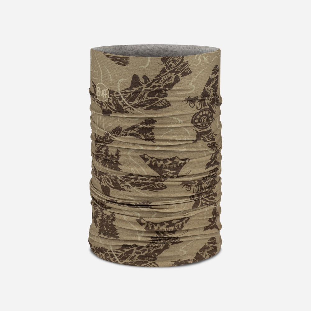 Khăn Đa Năng Buff Coolnet Uv® Lake River Khaki - Nâu - Supersports Vietnam