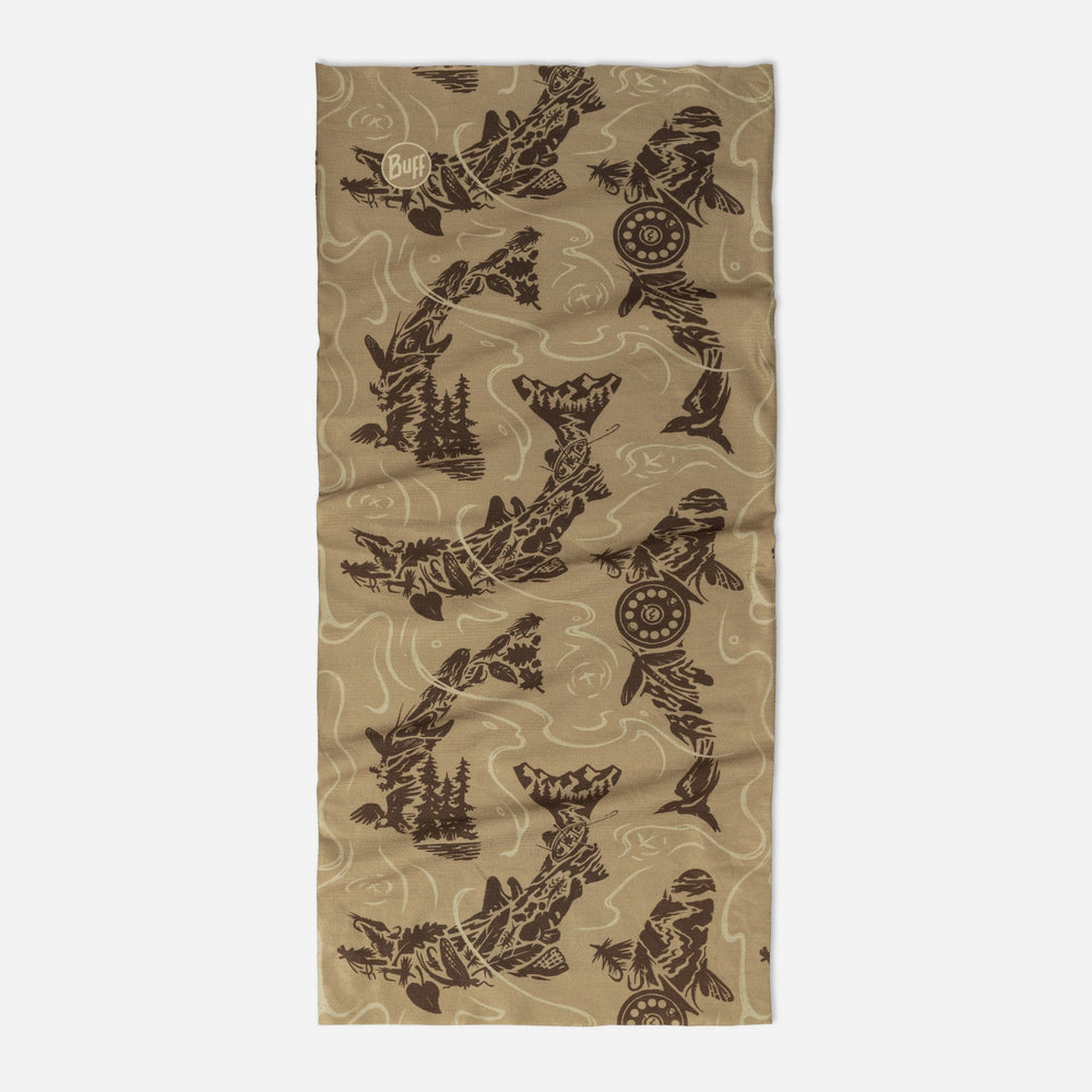 Khăn Đa Năng Buff Coolnet Uv® Lake River Khaki - Nâu - Supersports Vietnam