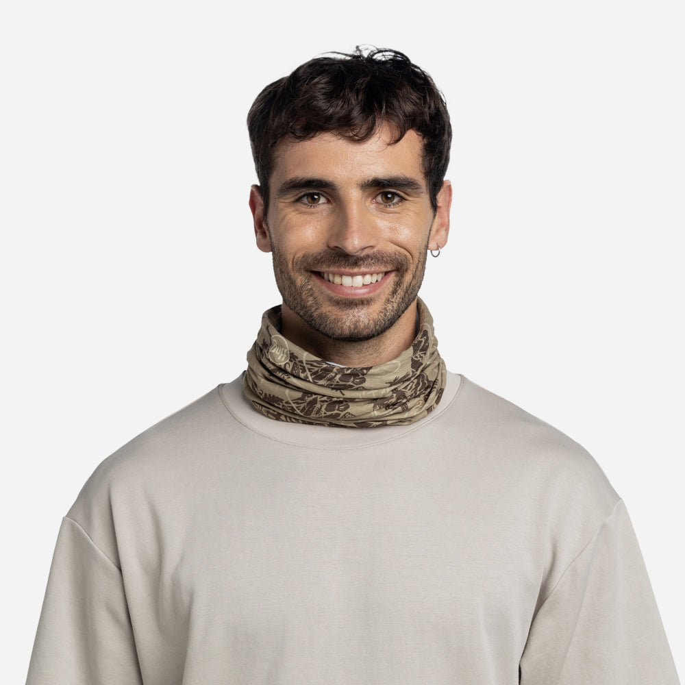 Khăn Đa Năng Buff Coolnet Uv® Lake River Khaki - Nâu - Supersports Vietnam