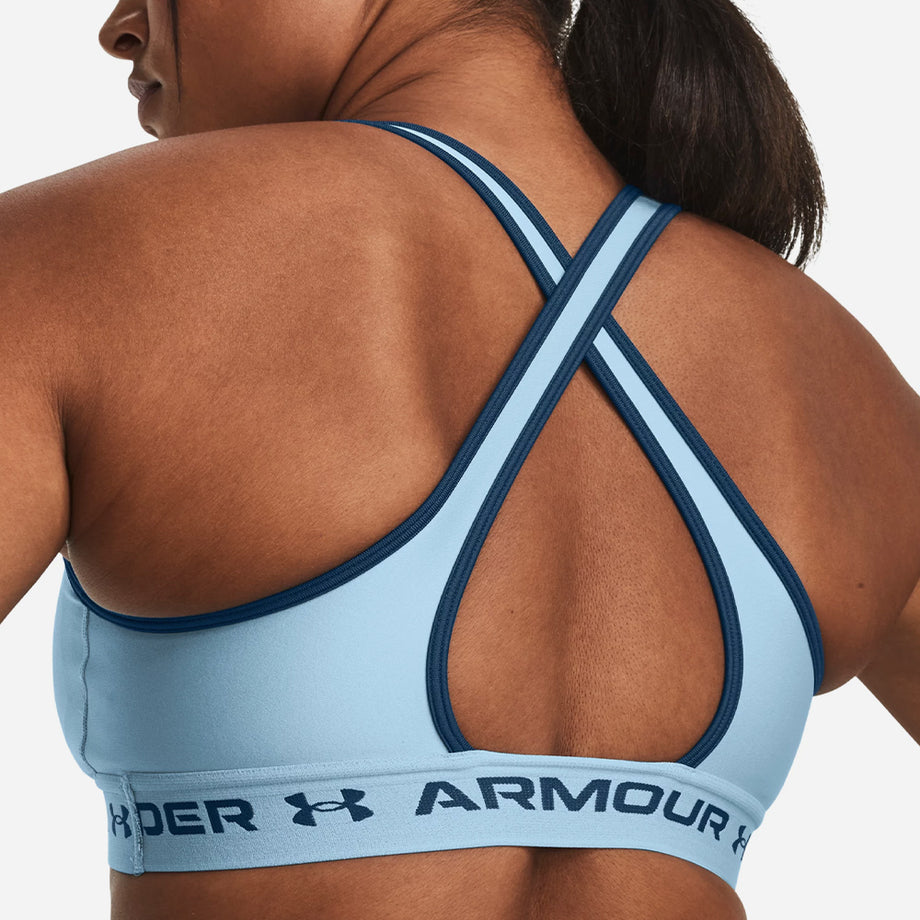 Supersports Vietnam Official, Women's Under Armour Mid Crossback Sport Bra  - Blue