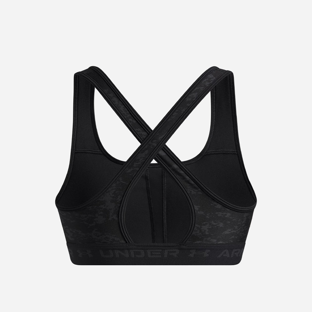 Áo Bra Thể Thao Nữ Under Armour Crossback Mid Printed - Supersports Vietnam